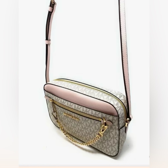 Michael Kors Beige and Pink Crossbody Bag NWT - Picture 3 of 9